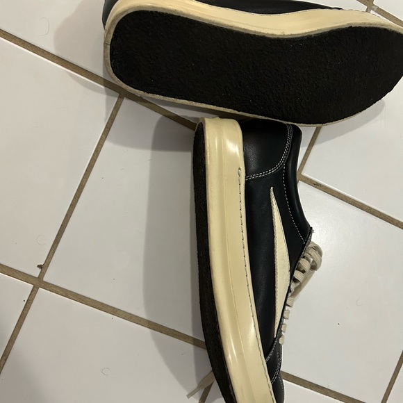 Rick Owens leather sneakers low too size 44 eu - Picture 4 of 4